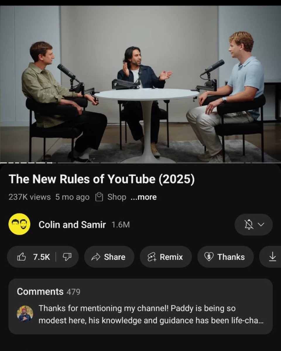 PrathameshAmble's tweet photo. This top Youtube expert tells you the playbook for growing a youtube channel in 2025 👇🏼 https://t.co/uzS7X5LMFB