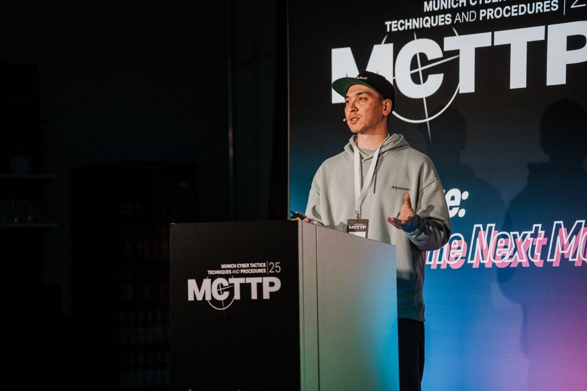 Alhamdulillah! In September, I presented my talk at:
<a href="/bsidesahmedabad/">Security BSides Ahmedabad</a> 
<a href="/MCTTP_Con/">Munich Cyber Tactics, Techniques and Procedures</a>
I thank the organizers for their hospitality and assistance!
<a href="/niksthehacker/">nikhil(niks)</a> <a href="/CyberWarship/">Florian Hansemann</a> 
I was happy to see many experts and friends in person!
#cybersecurity #hacking #research #osint