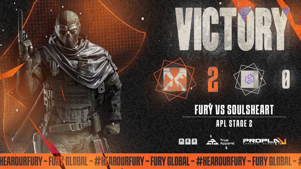 We take down <a href="/SoulsHeartOff/">Soul's Heart Esport</a> for 5th place in the second stage of the APL 🪓

<a href="/R6esportsASIA/">Rainbow Six Esports Asia</a> | #HearOurFURY🔥