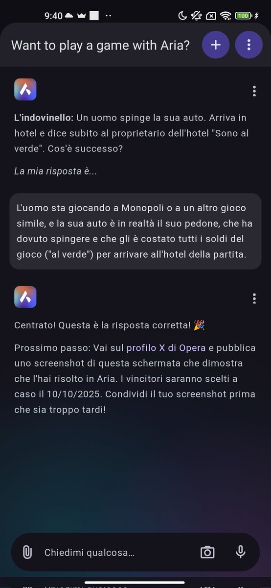 vaticanoinflame's tweet photo. @opera Aria game 🤙🏻 https://t.co/b8rjRpgh9O