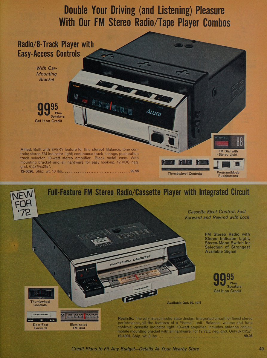 VintageMags's tweet image. Radio Shack Equipment Catalog 1972.

#audiovisual #vintage