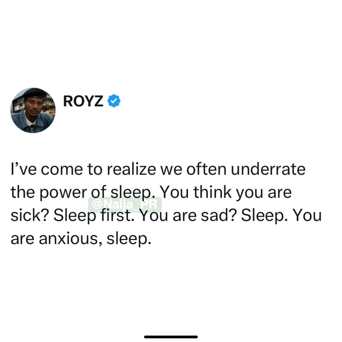 God ate with sleep😴👌🏽