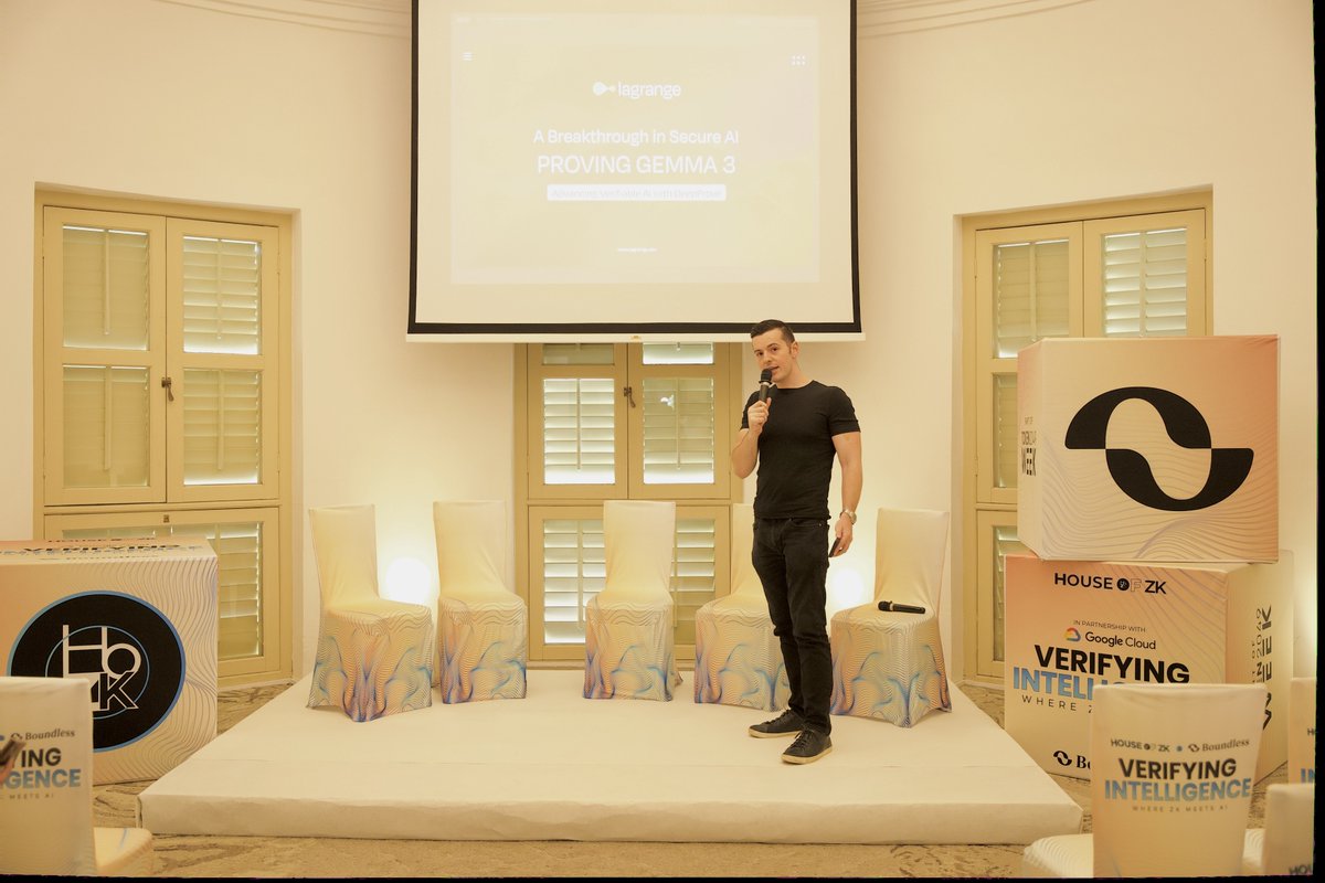 We just proved a full inference of Google’s Gemma 3 with DeepProve

Announced at <a href="/googlecloud/">Google Cloud</a> &amp; <a href="/HouseofZK/">House of ZK</a>'s Verifying Intelligence event

This marks a major breakthrough in AI and ZK, bringing cryptographic proofs to one of the world’s fastest-growing AI models to date: 🧵