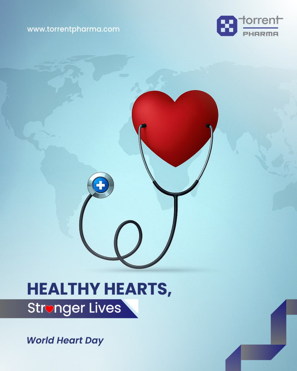 Our heart powers every moment of life. On #WorldHeartDay, let’s pledge to protect it with awareness, prevention, and care.

#TorrentPharma #HeartHealth #TorrentCares
