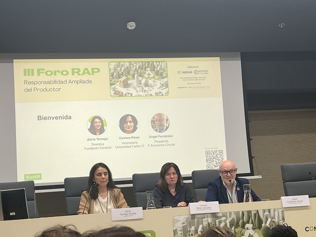 josepmariatost's tweet image. Arranca en Madrid el Tercer #ForoRAP organizado por @SomosConama y la @Ec_Circular! 
Jornada interesante!! Tiempos movidos alrededor de la responsabilidad ampliada del productor.
