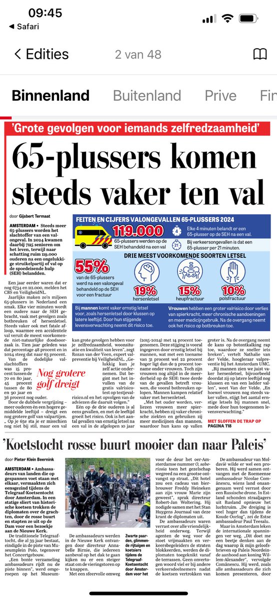 50PLUS Senator Martin van Rooijen waarschuwt:
4 mln AOW-ers: #STEM50PLUS

NA de verkiezingen wordt de
#AanValAOW geopend in de formatie

VOOR de verkiezingen durven partijen dat niet want:
Politieke Zelfmoord 

65-plussers steeds vaker last van AanVAL op AOW
⁦<a href="/telegraaf/">De Telegraaf</a>⁩(1)
