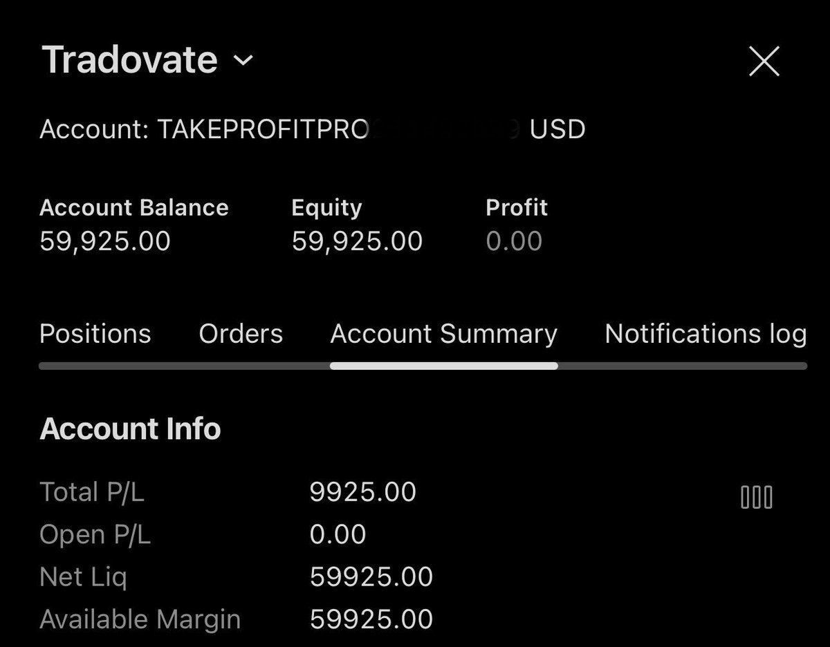 KnightTrader98's tweet image. Still waiting on my master accounts with @fundingticks. In the meantime, I decided to reset an old funded account with @TakeProfitLLC and take advantage of daily payouts. Going to take my first payout with them tonight and continue growing the account.
