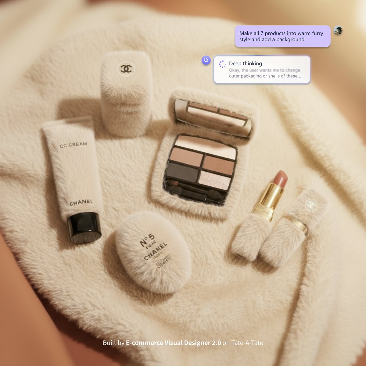 TateATate_AI's tweet image. E-commerce Visual Designer 2.0 is here with Google's Gemini 2.5 Flash Image!
🆓 Try FREE in our Marketplace ⚡ Ready-to-use examples included →console.tate-a-tate.com/store
AI is bringing e-commerce visuals into the "second-speed" era!
#Ecommerce #GeminiAI #VisualAI #DigitalMarketing