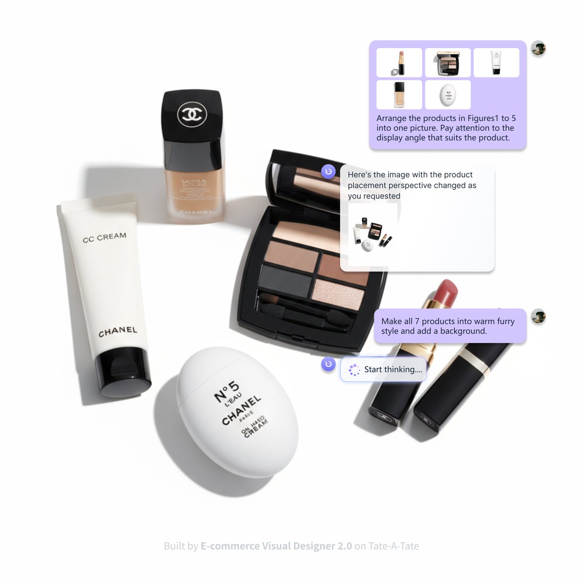 TateATate_AI's tweet image. E-commerce Visual Designer 2.0 is here with Google's Gemini 2.5 Flash Image!
🆓 Try FREE in our Marketplace ⚡ Ready-to-use examples included →console.tate-a-tate.com/store
AI is bringing e-commerce visuals into the "second-speed" era!
#Ecommerce #GeminiAI #VisualAI #DigitalMarketing