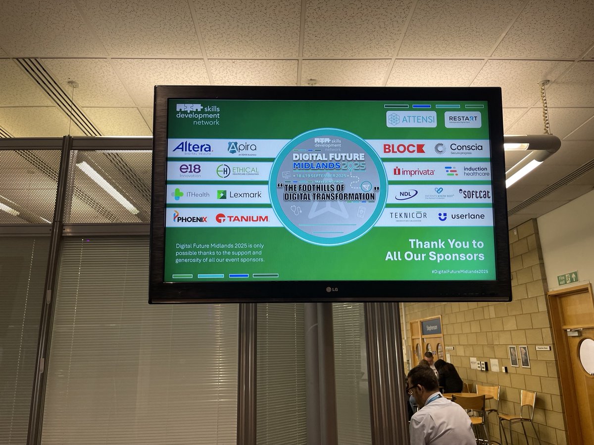 BLOCKSolutions's tweet image. Darryl and Calum spent the day with digital teams, clinical staff and digital clinical leaders from across the Midlands, with organisations represented from large acutes through to community health and primary care. 
The event was full of workshops where delegates explored the…