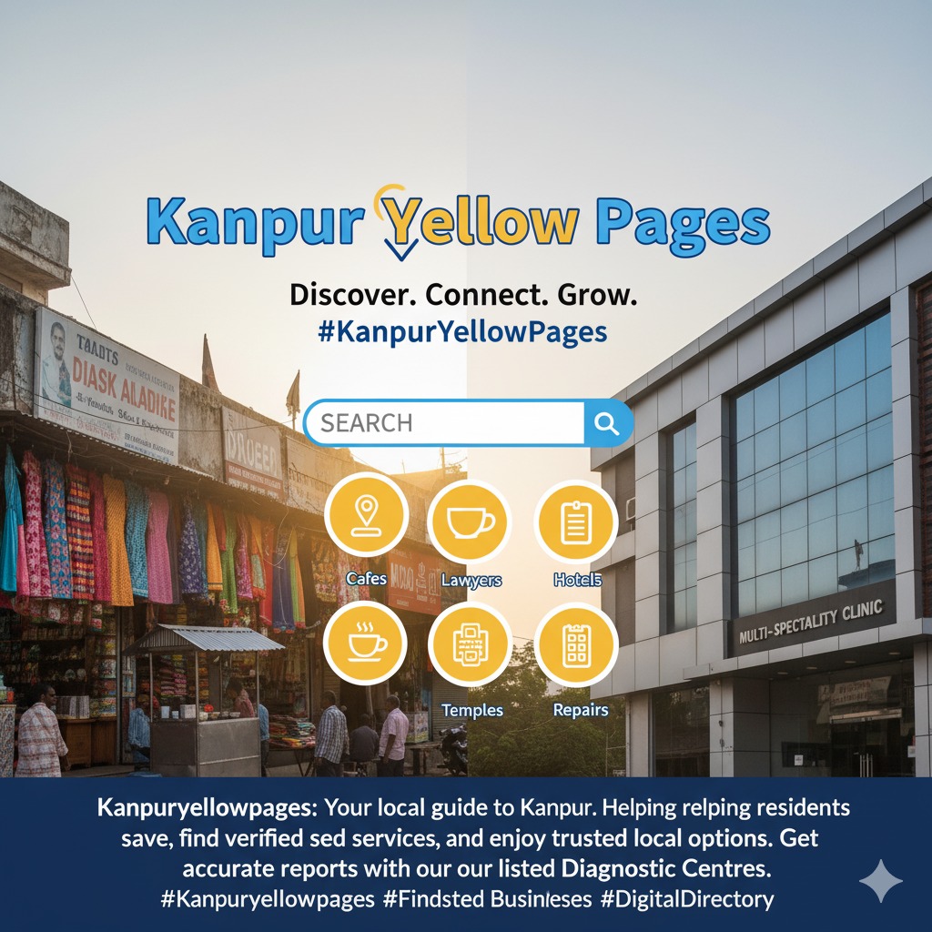 Syscosmic01's tweet image. Your Local Guide to Trust. Verified Vendors, One Click Away.
Need a reliable recommendation in Kanpur? Forget the guesswork! KanpurYellowpages.com is Your Local Guide to the city&apos;s best businesses. 
#KanpurYellowpages #YourLocalGuide #VerifiedVendor #TrustedKanpur