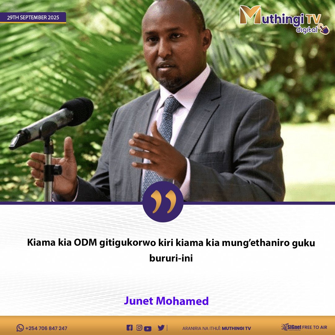 MuthingiTV's tweet photo. Kiama kia ODM gitigukorwo kiri kiama kia mung’ethaniro guku bururi-ini https://t.co/zPibEmJ99M