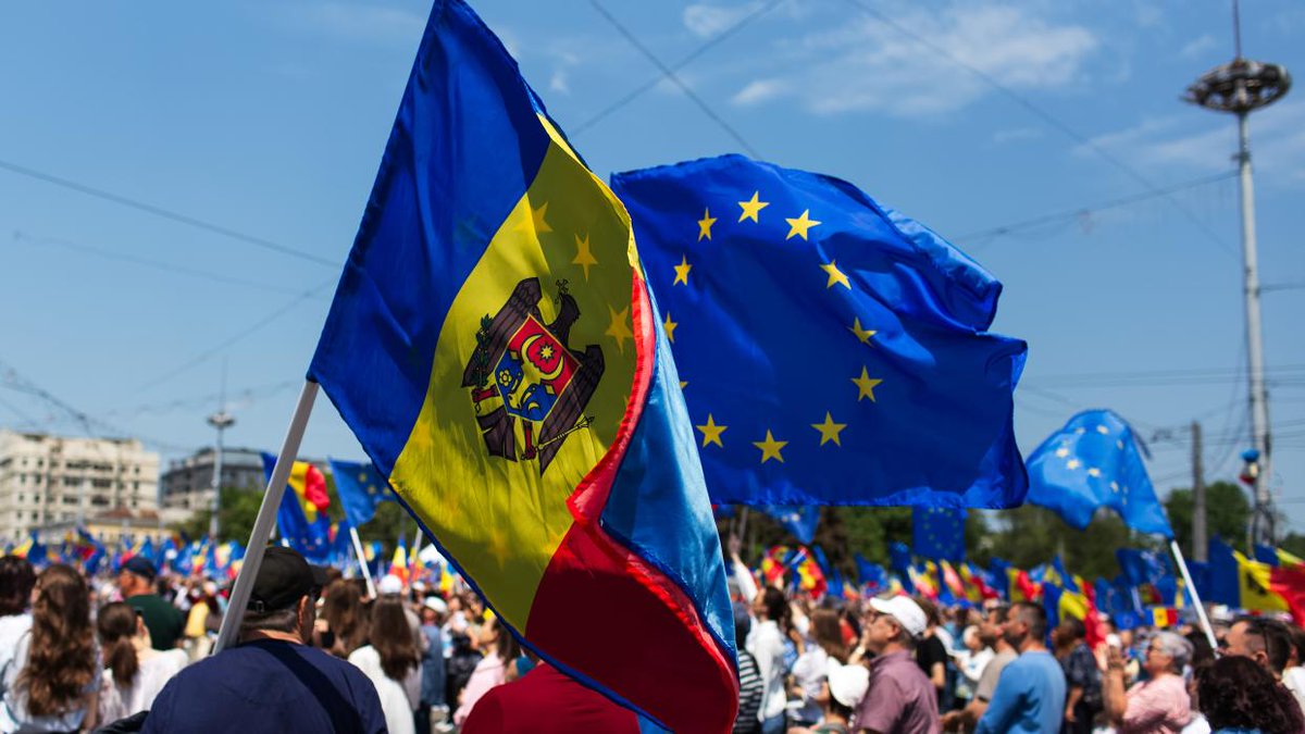 <a href="/vonderleyen/">Ursula von der Leyen</a> 1000%, Madam President! Moldova is European, and has a home within the EU. It's time to start the accession negotiation process. 🇪🇺❤️🇲🇩
