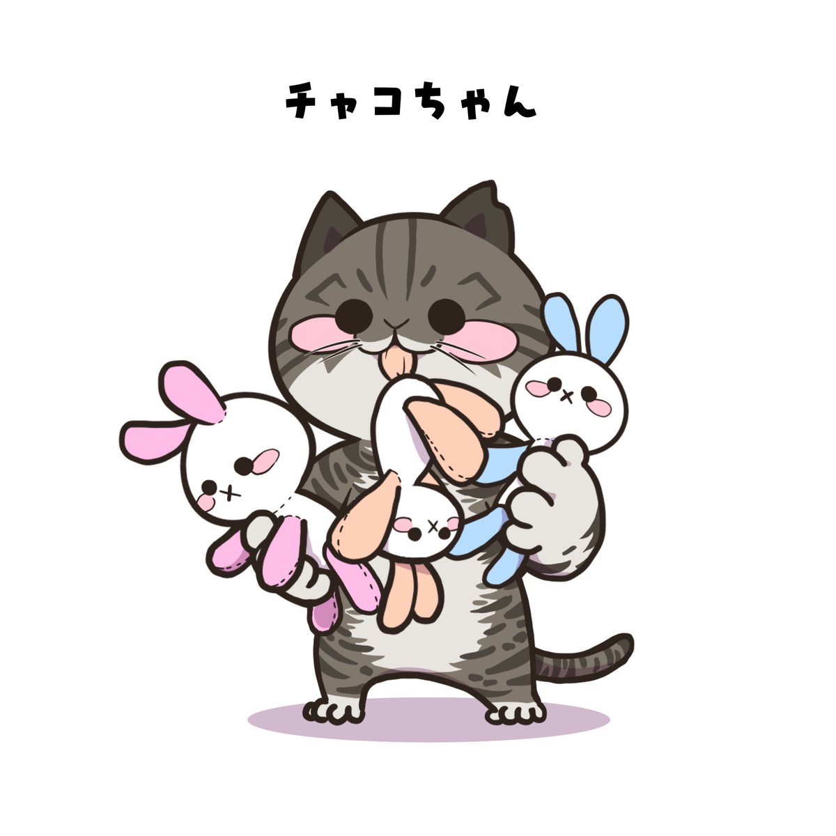 じゃれねこ『6月イベ☆ラッキーセット♡花火』2ペア ケモ好きな子ノ原家🐾 on X: 
