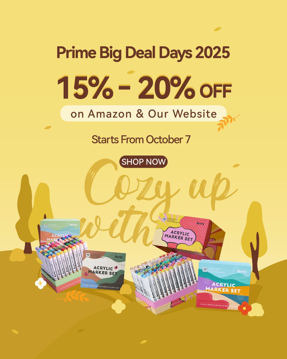 🍂🎨 Autumn's palette is calling! The leaves aren't the only thing falling. Cozy up with savings and give your palette a seasonal glow-up. 🔔Starting October 7th, our epic Fall Sale is almost here!