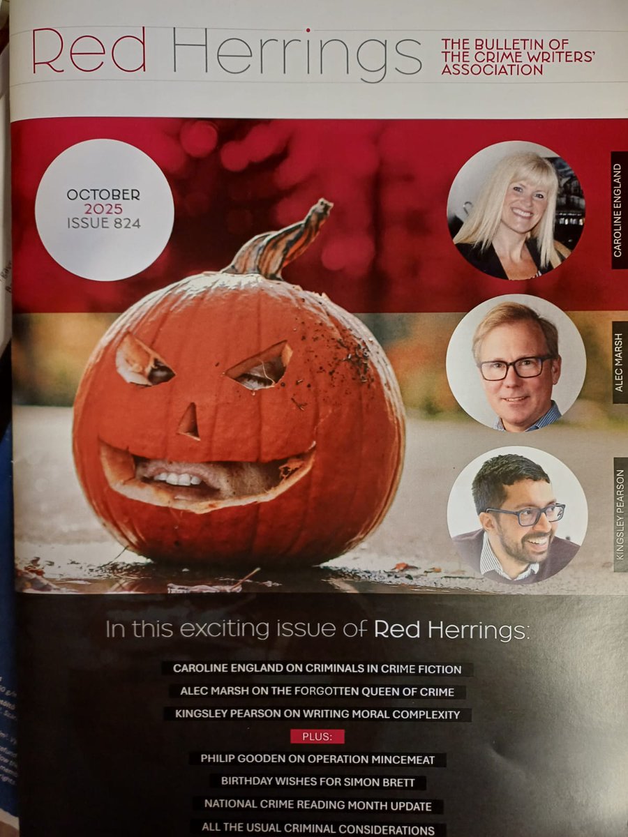 Great to see <a href="/CazEngland/">Caroline England **The Return of Frankie Whittle**</a> on the front cover of Red Herrings <a href="/The_CWA/">The Crime Writers’ Association</a>