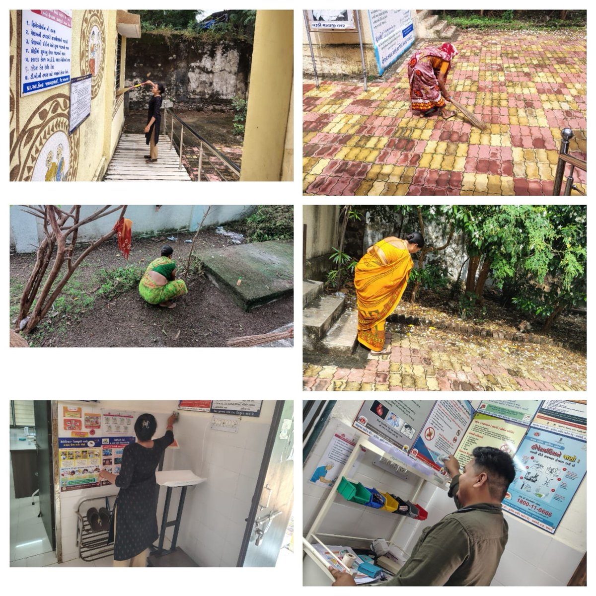 sbccjamvanthli's tweet photo. આજરોજ તા: ૨૯/૦૯/૨૫ ના રોજ સ્વસ્થ નારી,સશક્ત પરિવાર અંતર્ગત સ્વસ્છતા હિ સેવાના ભાગરૂપે એમ. ઓ.PHC ડો.એસ.એચ. ધમસાણીયા સાહેબના માર્ગદર્શન હેઠળ પ્રા.આ.કે. - જામવંથલી તથા તેના સાત આયુષ્માન આરોગ્ય કેન્દ્ર ખાતે કર્મચારીઓ દ્વારા આરોગ્ય કેન્દ્રની સાફ સફાઈ કરવામાં આવેલ હતી. https://t.co/SsXCfaEbAI