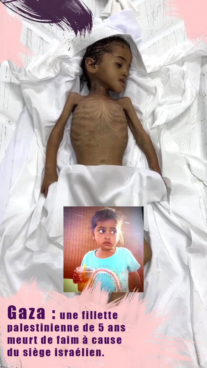 Seraphinelemoii's tweet image. #Gaza: une fillette #palestinienne de 5 ans meurt de faim à cause du siège israélien. #Palestine #Gaza #BB27 
#AsiaCup2025