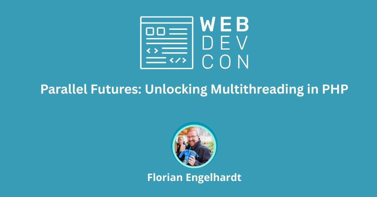 WebdevconNL's tweet image. 🎤 Florian Engelhardt spoke at Webdevcon! 

The talk &apos;Parallel Futures: Unlocking Multithreading in PHP&apos; is now live!💪 🚀 

A must-see session for anyone interested in backend &amp;amp; PHP.

🎥 Watch it here: webdevcon.nl/session/parall…  

#wdc25 #backend #PHP #webdevcon