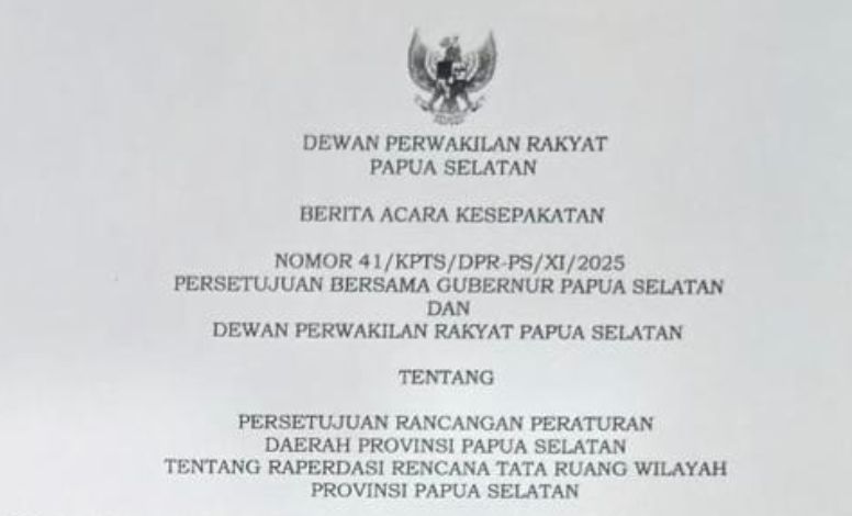 Pemprov dan DPRD Provinsi Papua Selatan sibuk melayani kepentingan pemerintah pusat untuk revisi RTRWP yang menjadi alat negara memperoleh lahan buat proyek serakah. Ratusan ribu hektar hutan milik masyarakat adat di konversi untuk bisnis dibungkus PSN. papuaselatan.disway.id/read/591/sidan…