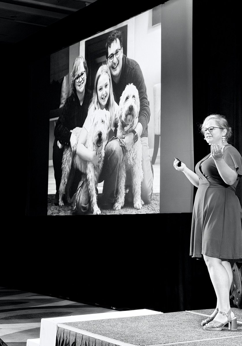 Now <a href="/mjwhansen/">Michele Hansen</a> tells us why we’re here. @microconf #MicroConf