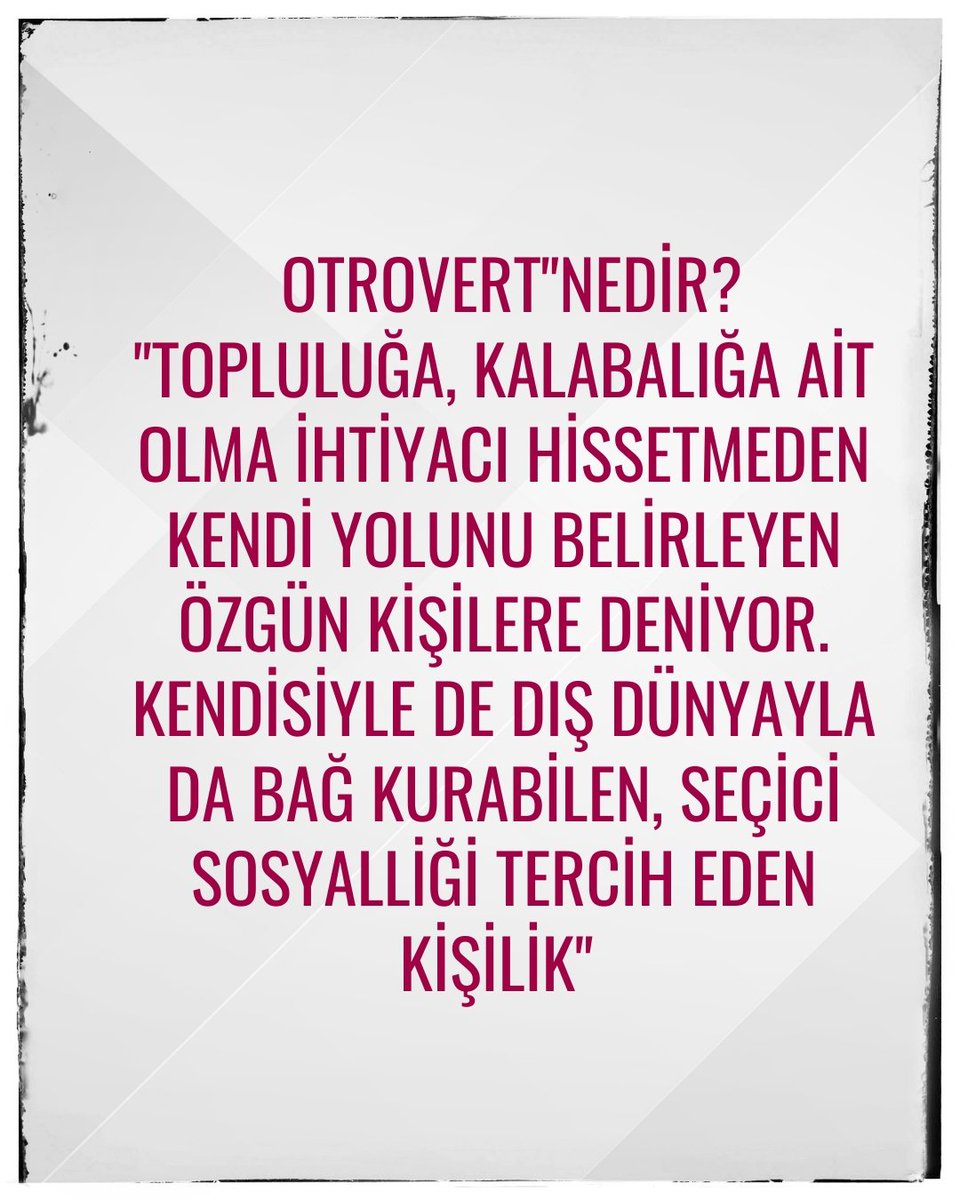 OTROVERT'LEŞTİREMEDİKLERİMİZDEN ?MİSİNİZ