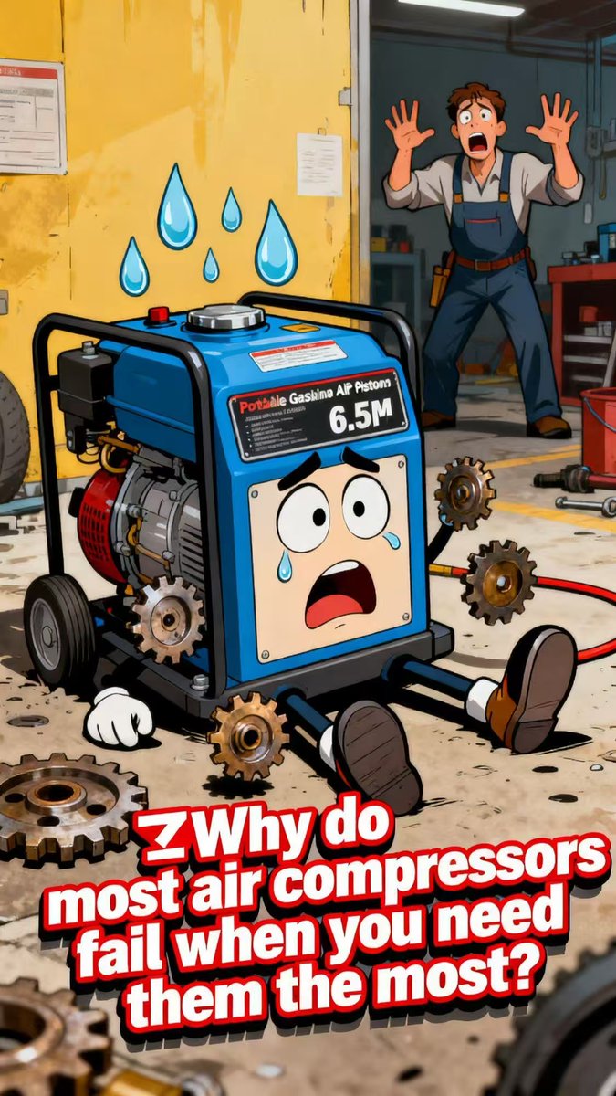 BravoEquipment_'s tweet image. 🚀 Stop the struggle!
🤬Heavy to move? Weak pressure? Constant breakdowns? Costing you time&money?
🎯6.5HP HPDMC Portable Gas Compressor:
💪Serious power. Cast iron build. Wheeled portability
Stop struggling.Get yours
👉 mall.hpdmc-compressor.com/products/ba5dc…
#AirCompressor #ContractorTools