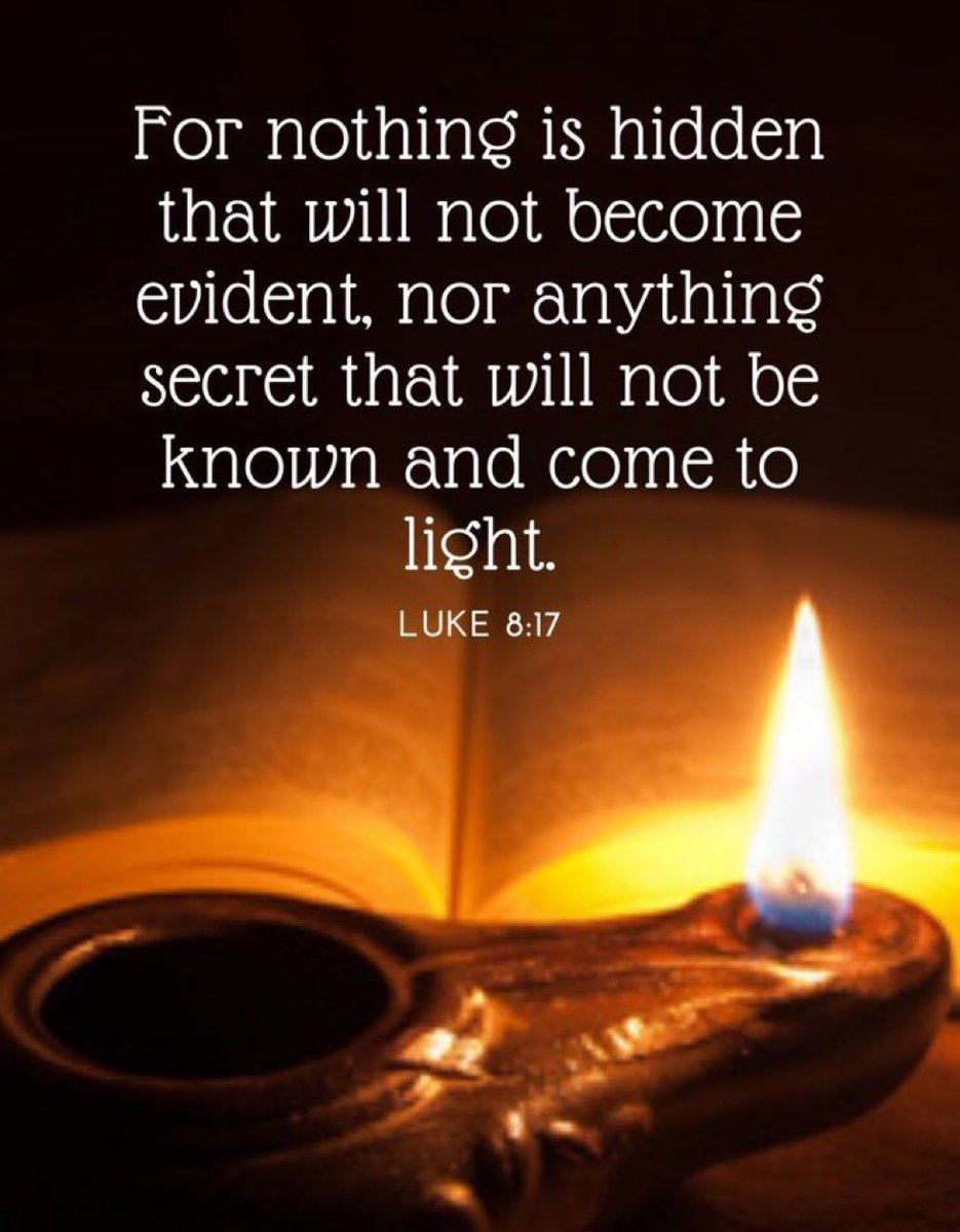 Have faith. The truth is coming.