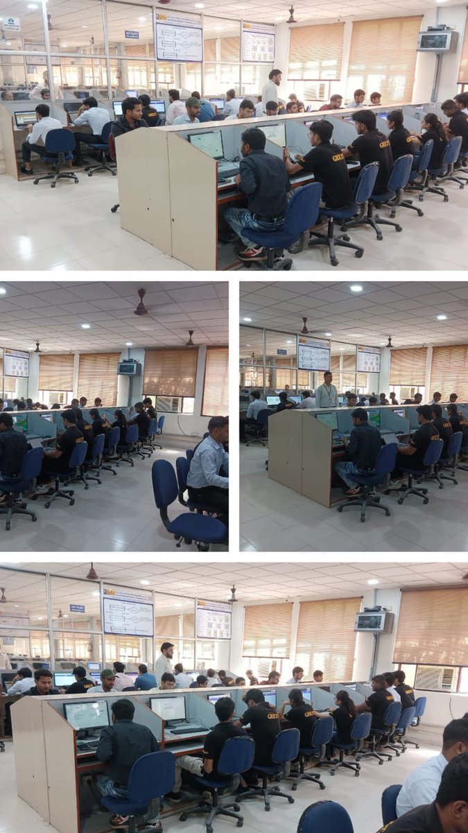 GNIOTCollege's tweet image. "Event Concluded! 🎉 GNIOT DDCS organized a Coding Competition for B.Tech 2nd & 3rd yr students on Sept 25, 2025. 💻✨ Showcasing innovation, problem-solving & teamwork!
#CodingCompetition #TechTalent #GNIOT