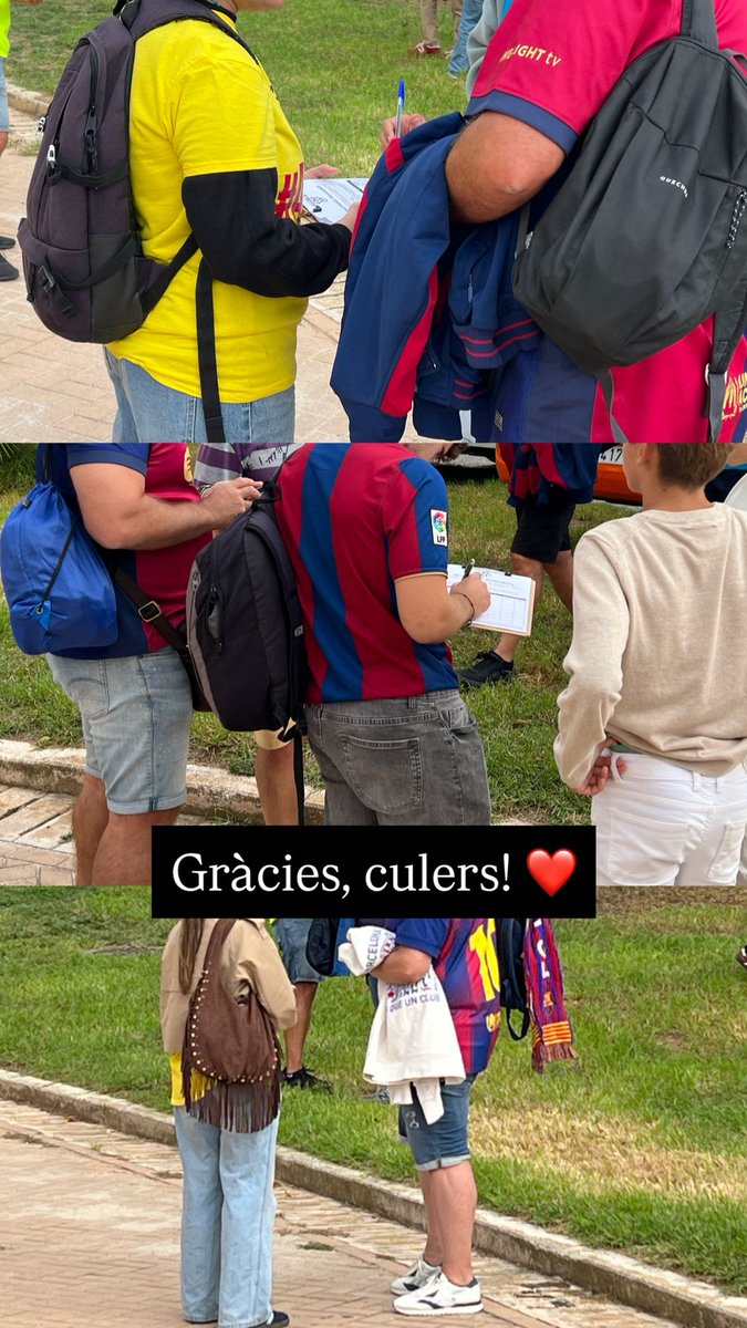 Bon dia!

Ha estat emocionant veure, aquest diumenge, la resposta d'una gran multitud de socis i sòcies amb la voluntat d'aturar la venda de BLM i, en conseqüència, la venda del Barça.

Dimecres, més. Us esperem als voltants de Montjuïc!

Gràcies a tothom i visca la massa social