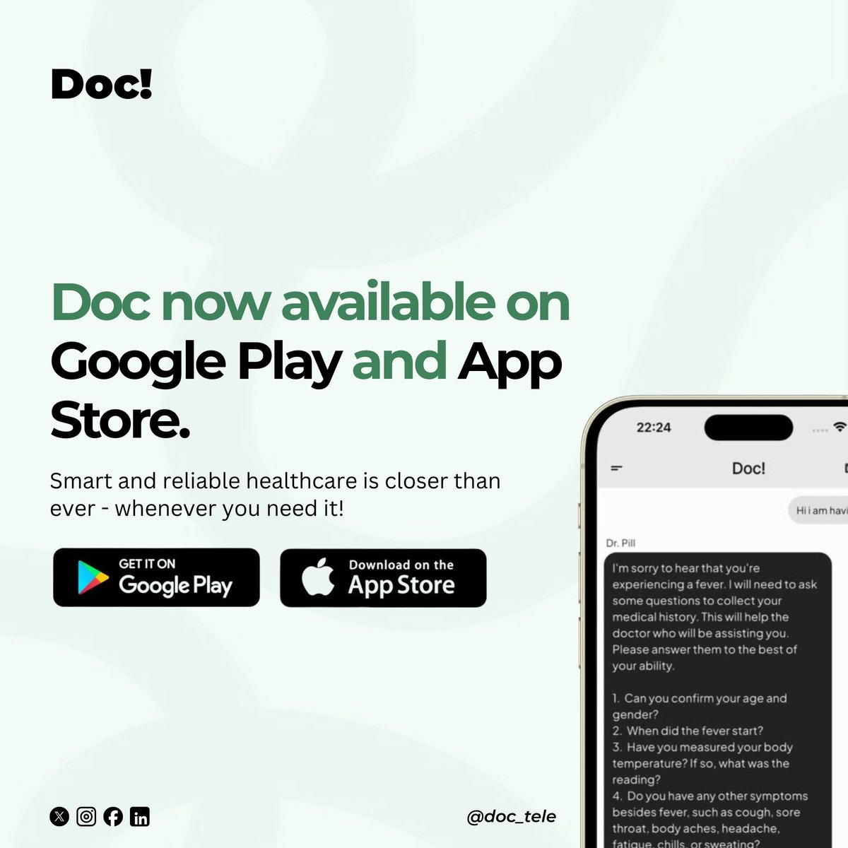 Doc - Telemedicine tweet media
