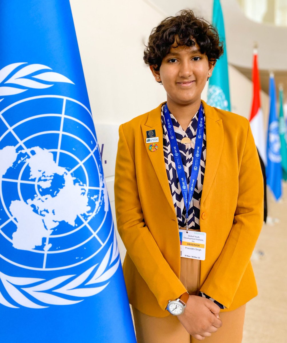 She is a 13 year social entrepreneur and environmental activist, in the age of 9 she got Pradhan Mantri Rashtriya Bal Puraskar.
 Wonderful !!
Congratulation <a href="/Prasiddhi_O/">Prasiddhi Singh</a>
