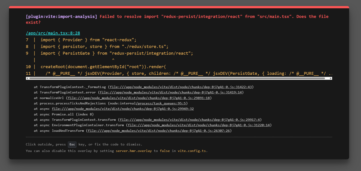 SinghNecoder's tweet image. How to solve this problem.
#reactjs #redux #reduxtoolkit #reduxpersist #webdeveloper #fullstackdeveloper #CONNECT