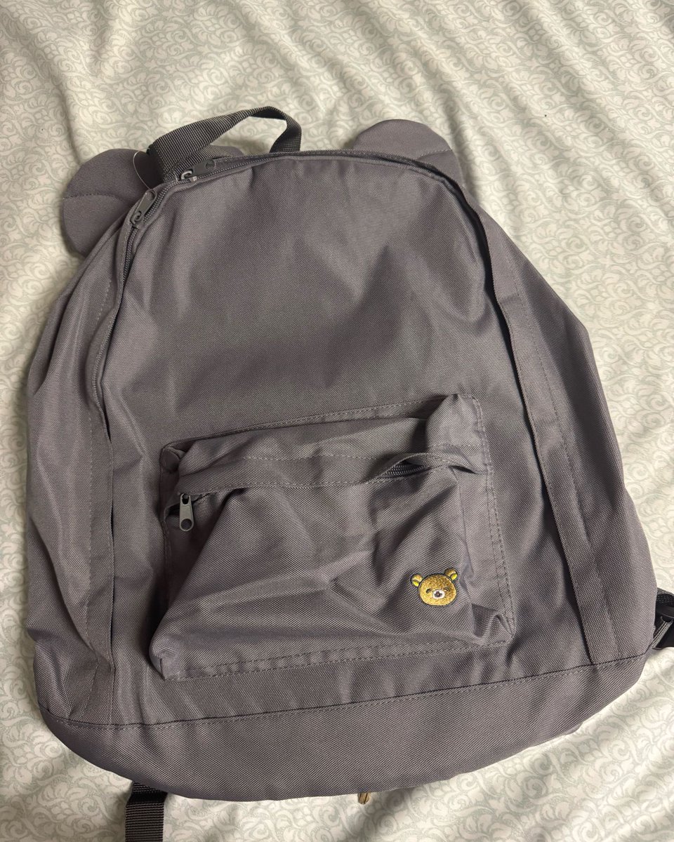 My friend brought back the rilakkuma backpack from Japan, it fits my color theme too AHHHHHH.