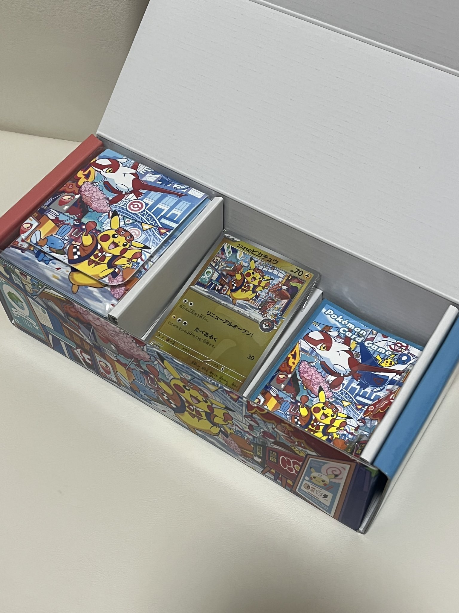 ポケモンセンター　フクオカスペシャルbox カッター切り込みあり　欠品なし ポケモンセンター フクオカスペシャルbox カッター切り込みあり