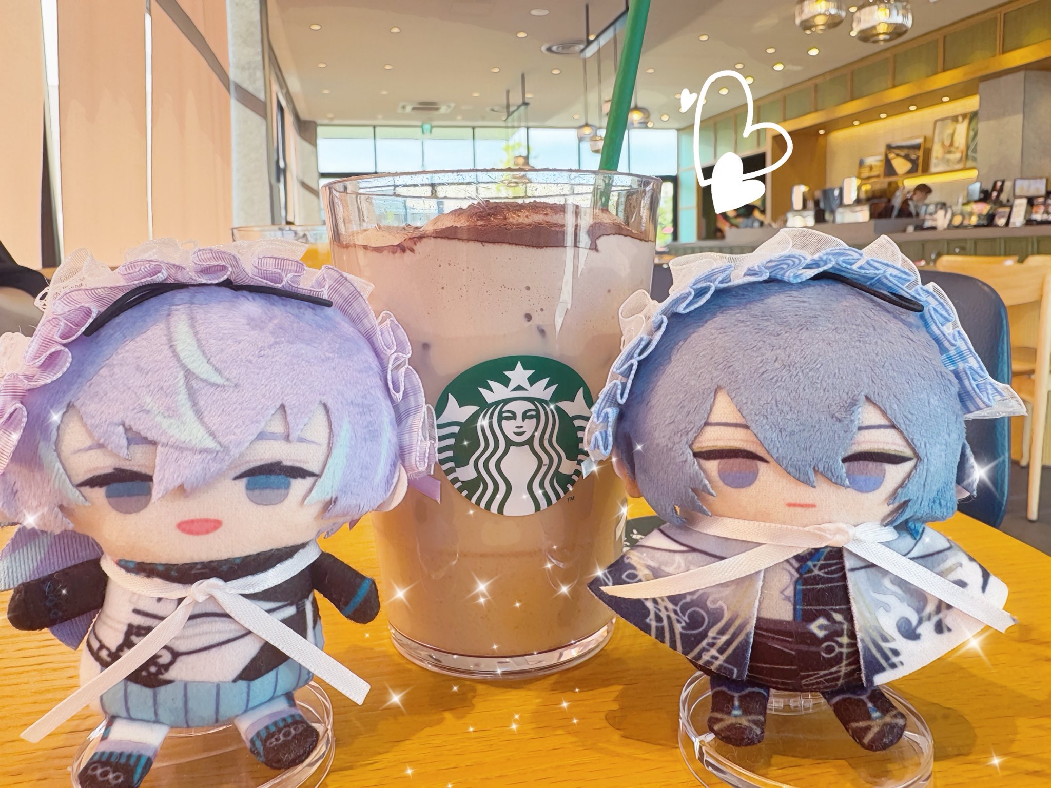 ❁⃘*.゜☆スマイルW☆❁⃘*.゜すのチル 🐰「これマイクンにプレゼント。」 🎤「めっちゃ嬉しいわ！なに