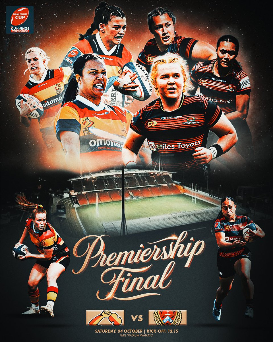 The REMATCH 😱

For the second season in a row, <a href="/WaikatoRugby/">Waikato Rugby</a> will meet Canterbury in the Premiership Final of the Farah Palmer Cup Presented by Bunnings Warehouse 🏆

📲 Watch LIVE on <a href="/skysportnz/">Sky Sport NZ</a>