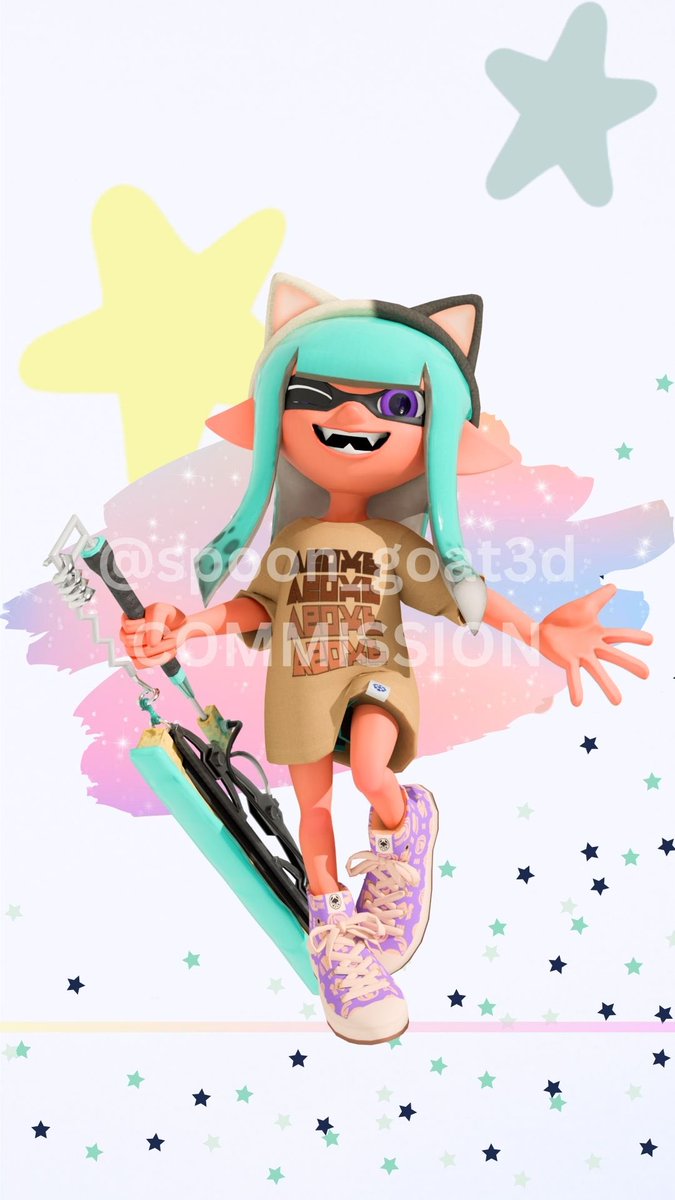 spoongoat3d's tweet photo. Hi! Unfortunately I’ve been struggling financially with my education, and I would like to share with you that I do Splatoon commissions in Blender! If you’re interested, check out som comms that I’ve made before. Any support or repost is welcome! Pricing list in my profile! :) https://t.co/2XFwGVAViX