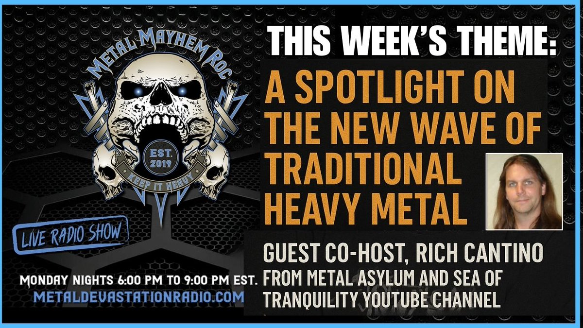 Your fav bands. Your requests. Your show. 🤘

Mon 9/29 • 6PM ET
Join the chat ⬇️
 METALDEVASTATIONRADIO.COM