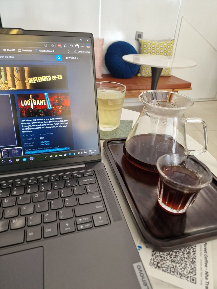 It’s game dev time! Just need a gallon of strong robusta to get started ☕🎮

#gamedev #indiedev #Coffee  #gamedesign #gamedevelopment