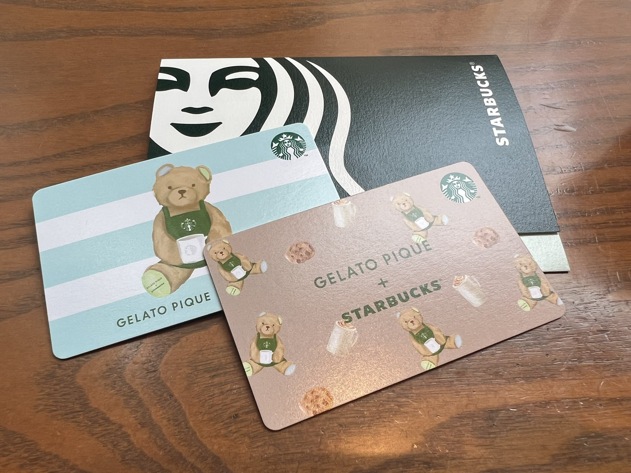 スタバ　ジェラピケ　マルチケース付きスターバックスカード　未開封 gelato pique マルチケース付きスターバックス カード モカ