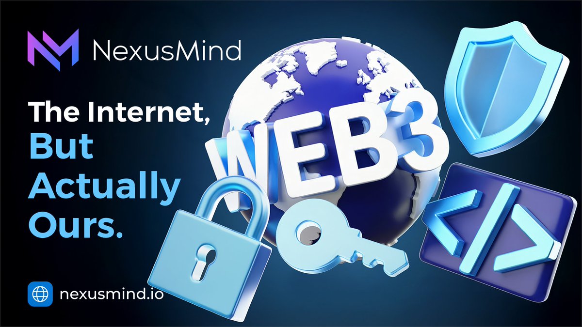 MyNexusMind's tweet image. 🌍 The Internet, But Actually Ours.

#NexusMind is rebuilding the web:
🔓 Open protocols
🛡 Unbreakable privacy
💬 User-governed updates

🐨 Ditch Big Tech’s walled gardens—decentralize your digital life.

$UNMD $NMD