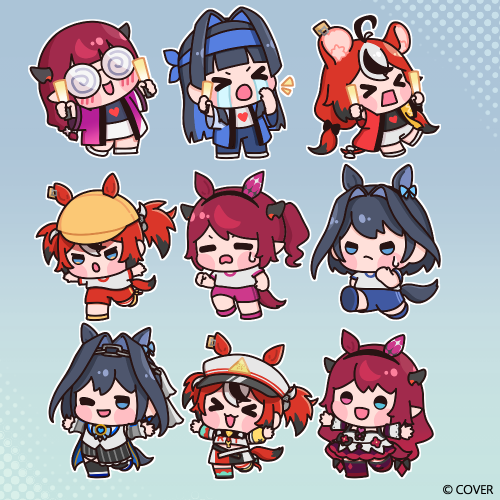 I got to draw the chibi illustrations for the Umapyoi Legend MV!  Super happy I could work on art for Promise!  
Please check out this umazing cover!