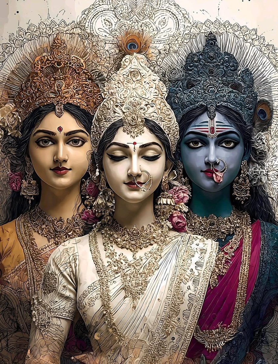 🌺✨ माँ के तीन दिव्य स्वरूपों का पावन दर्शन कीजिए 🕉️✨🌺
माँ के प्रत्येक रूप में असीम शक्ति, अपार कृपा और अटूट शांति का वास है।
जो श्रद्धा से नमन करता है, उसका जीवन सुख, समृद्धि और मंगल से भर जाता है। 🙏

जय माँ दुर्गा 🚩
जय माँ लक्ष्मी 🚩
जय माँ सरस्वती 🚩

🪷🌸🪷