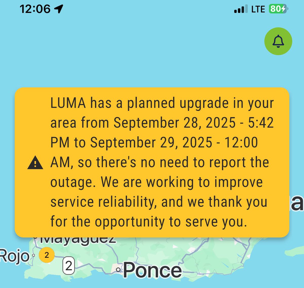 The_KathD's tweet photo. @lumaenergypr pues la app dice que llegaría a las 12am… 😩 por fa! Calle Sirce Urb Apolo Guaynabo… tengo que levantarme temprano 😭 gracias anticipadas https://t.co/tu2qpl99aX