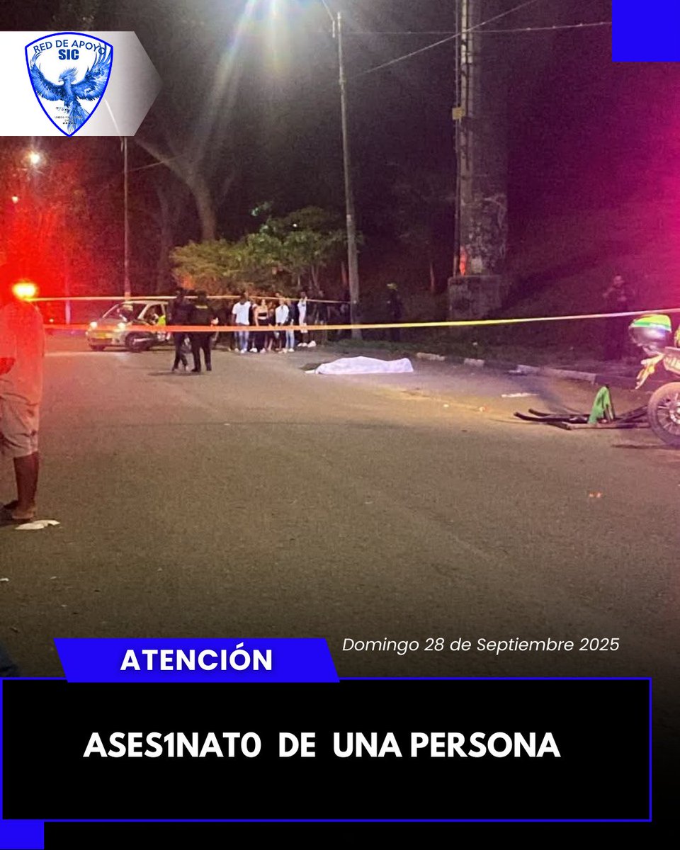 #Ú𝐥𝐭𝐢𝐦𝐨𝐌𝐢𝐧𝐮𝐭𝐨. 🚨 | En #Calico no paran los #h0m1c1d1os, esta vez una persona de sexo masculino fue victima de los S1c4r10s en el B/ Decepaz. Autoridades hacen presencia en la zona.

#SinMasDatos 
#RedDeApoyoSIC