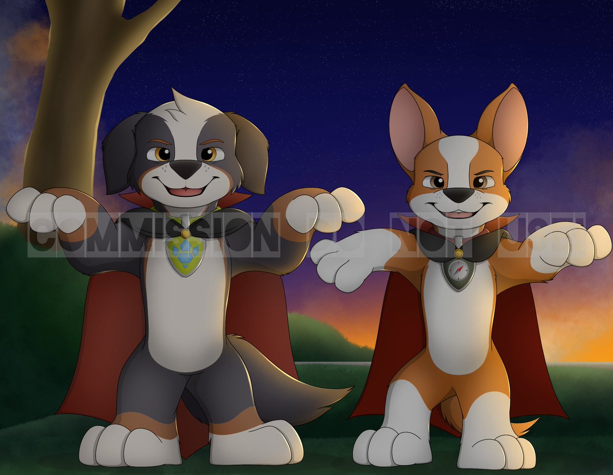 R_Project25's tweet image. COMMISSION DONE!

Another com from @aldo_afrojack29 

The Halloween is still a month to go, but i post Halloween theme early? I mean why not. let&apos;s &quot;welcoming&quot; the Halloween 2025 then!

#pawpatrol #rex #tracker #nickjr #Nickelodeon #Halloween2025 #Commission #fanart