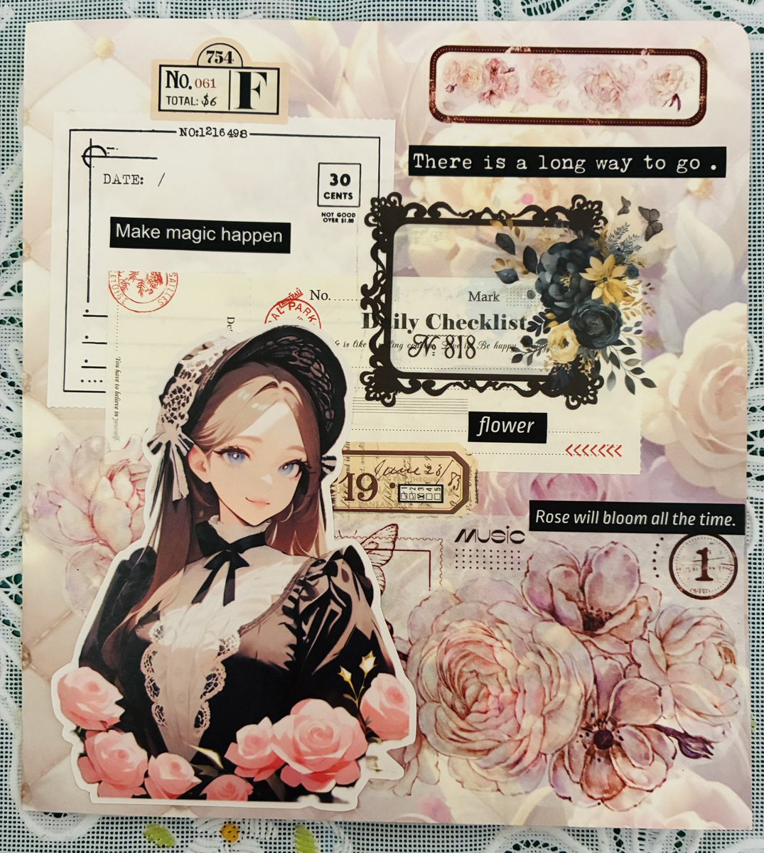 おすそ分けファイル コラージュ素材 紙モノ bunny_crown on X: 