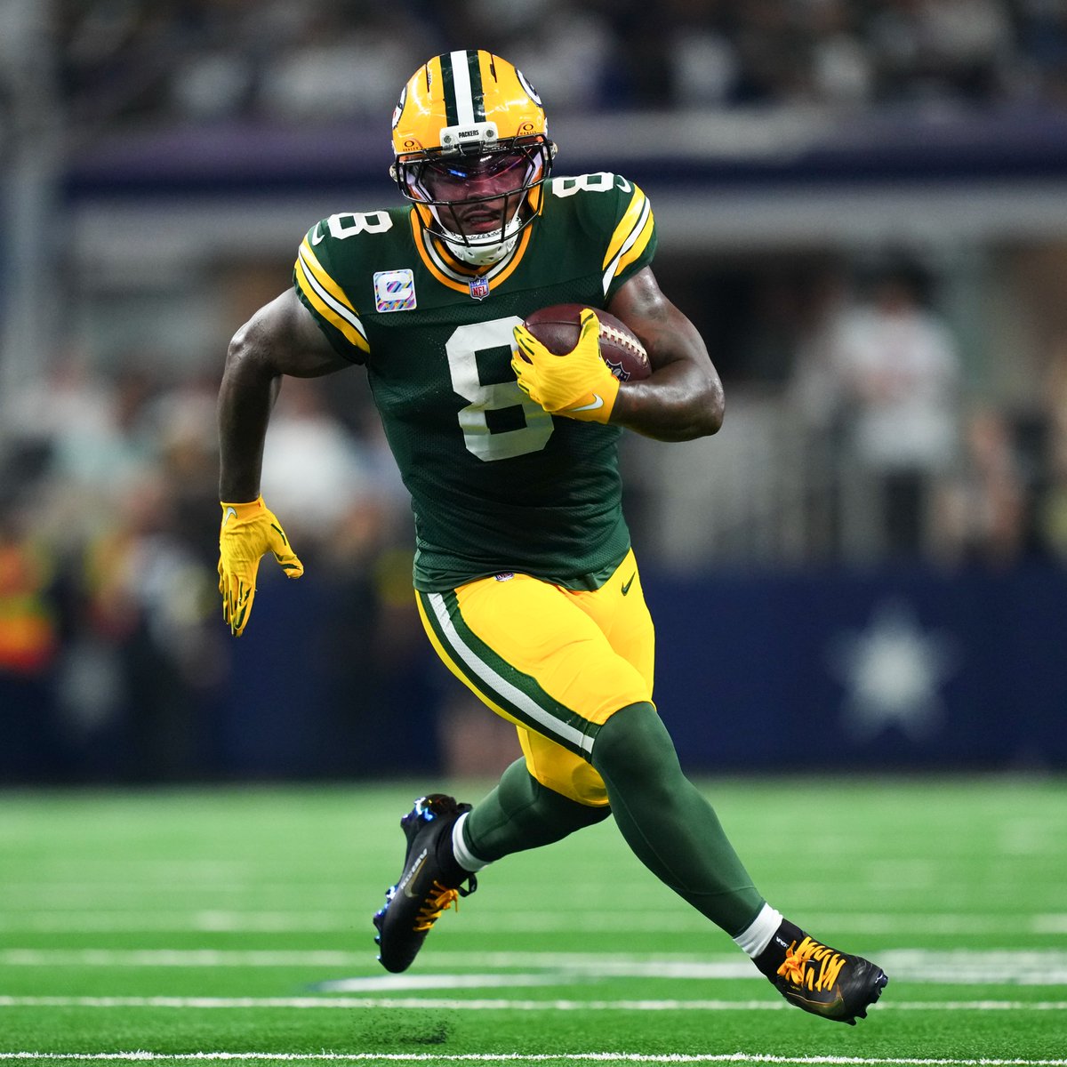 NFLFantasy's tweet photo. What. A. Sunday. Night.

George Pickens: 33.4 fantasy pts
Josh Jacobs: 31.7 fantasy pts
Dak Prescott: 30.96 fantasy pts
Romeo Doubs: 29.8 fantasy pts

🤯 https://t.co/2CRXJTmiMz