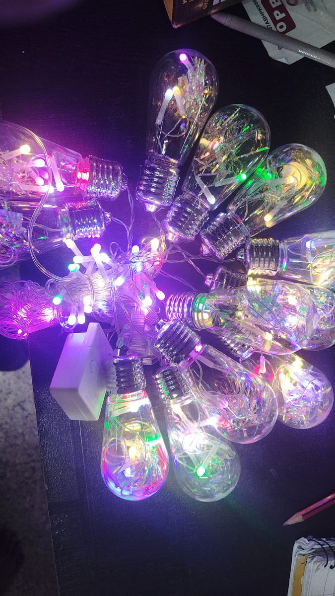 sakuraenterpri_'s tweet image. 💡✨ Add magic to your décor with these Colorful LED Bulb String Lights! Perfect for festivals, parties, 
  
📞 Contact: 9811395259  
#LEDStringLights #DecorLights #MulticolorLights #BulbString #FestiveVibes #PartyDecor #HomeDecor #BalconyDecor #FairyLights #LightUpYourLife